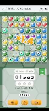 Marble Match Ultra showing a board mid-game